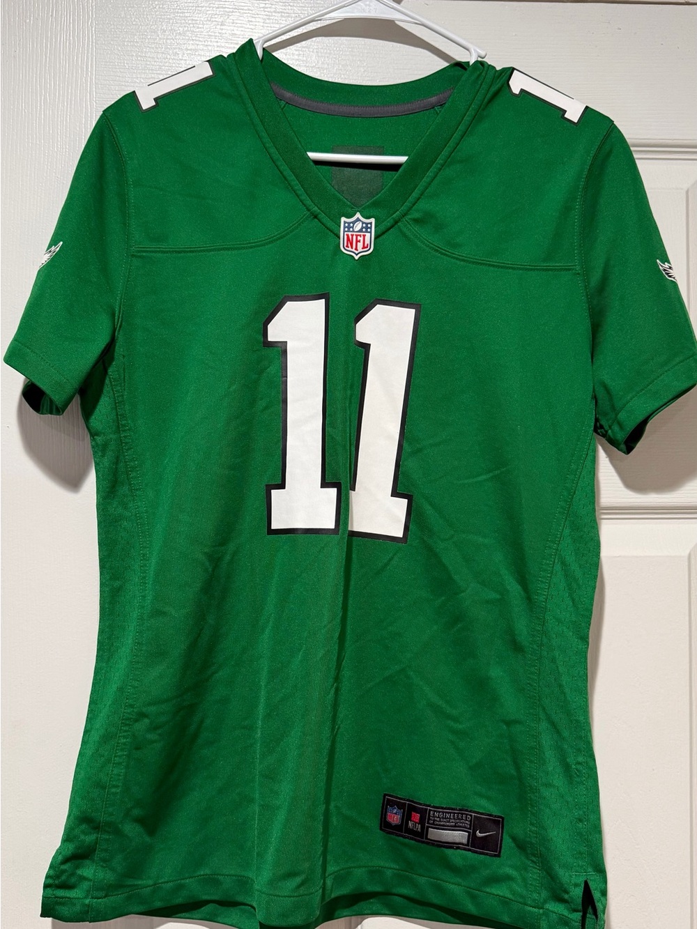 NFL Women’s Nike Green # 11 Football Jersey in Large